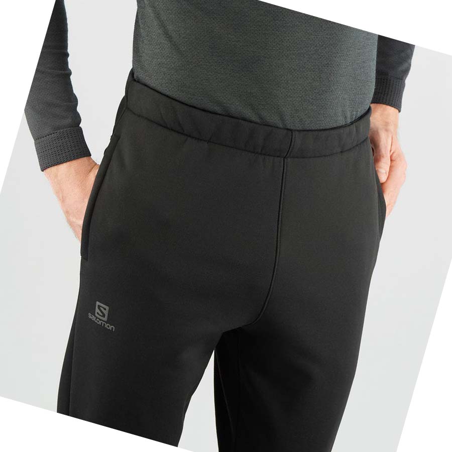 Pantalones Salomon ESSENTIAL WARM FLEECE Hombre Negros | MX 3190HAP